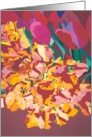 Red & Yellow Tulips - Blank Card