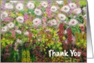 Thank You - Magical Flower Garden card