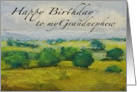 Landscape with trees - Happy Birthday Grandnephew card