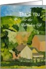 Thank You Birthday Gift- Home and Barn Landscape card