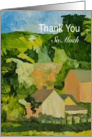 Thank You So Much - Home and Barn Landscape card