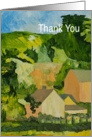 Thank You - Home and Barn Landscape card