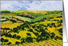 Blank Note Card, Painting of Rural Landscape card