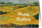 Happy Birthday - Fields and Violets card
