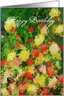 Charleston Flower Garden Happy Birthday card
