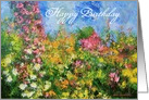 Wild Sweetness Flower Garden Happy Birthday card