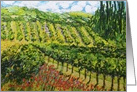 Mountain Vineyard Blank Any Occassion card