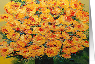 Blank Note Card - Yellow Flowers in Vase card