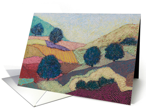 All Occasion Blank Note Card - Foggy Hills card (1115480)