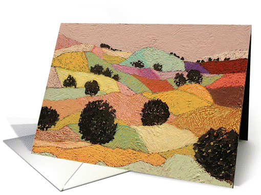 All Occasion Blank Note Card - Warm Hills card (1115486)