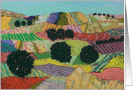 All Occasion Blank Note Card - Quilt Pattern Hills card