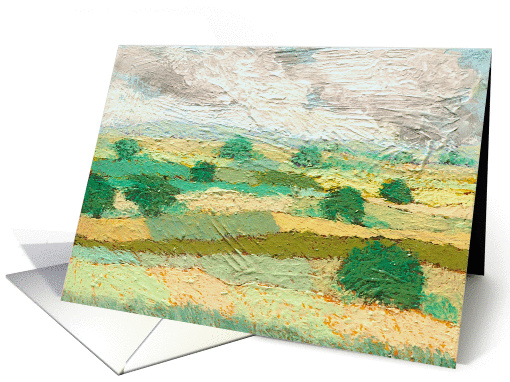 All Occasion Blank Note Card - Soft Green card (1115742)