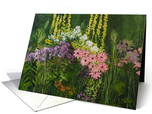 All Occasion Blank Note Card - Multi-Colored Flowers card (1115858)