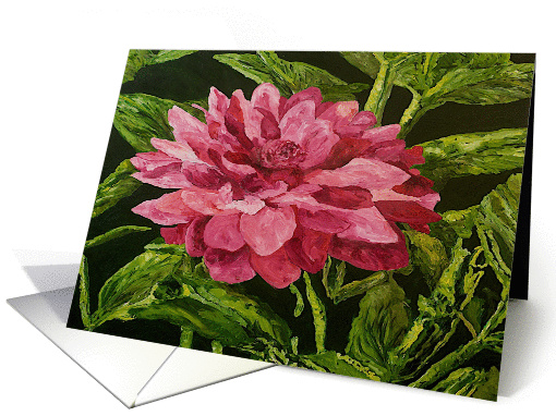 Happy Birthday - Red Flower card (1115952)