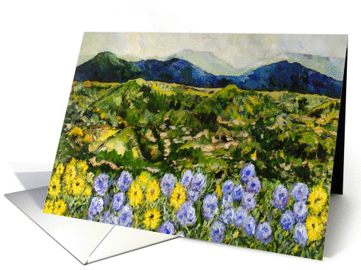 All Occasion Blank Note Card - High Mountains card (1116098)