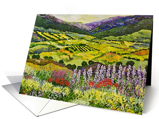 All Occasion Blank Note Card - Gentle Hills card (1116422)