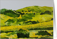 All Occasion Blank Note Card - Yellow Vines card
