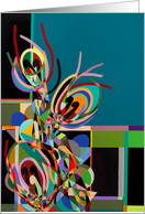 Geometric Shaped Abstract card