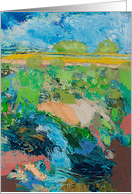 Abstract Landscape Art card
