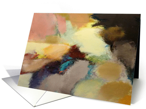 Warm Colors Abstract card (1116700)