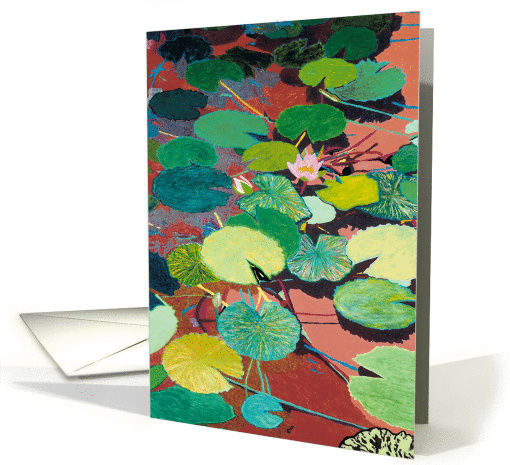 Hot Orange - Blank card (1117292)