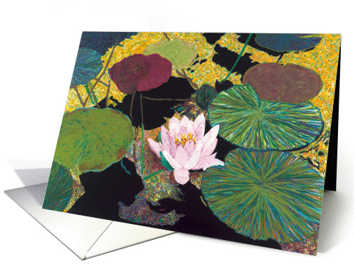 Water Lilies - All Occasion Blank card (1117318)