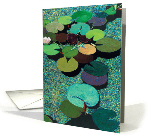 Green and Pink - Blank card (1117322)