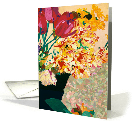 Red Tulip in a Vase card (1117346)