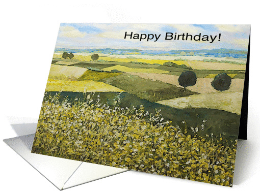 Happy Birthday - Earth and Sky card (1118066)