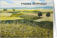 Happy Birthday - Earth and Sky card