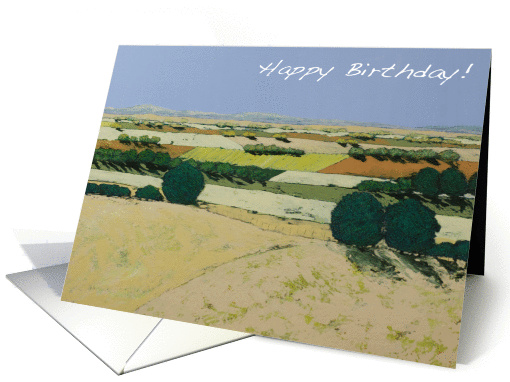 Happy Birthday - Trees and Fields card (1118070)