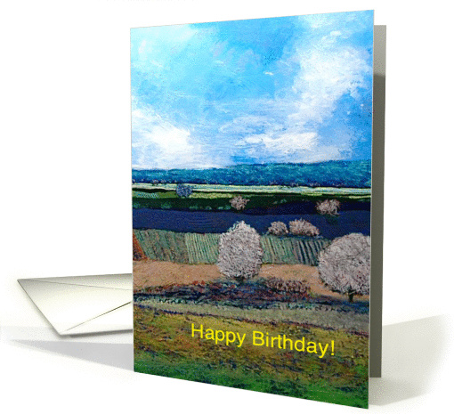 Happy Birthday - Blue Skies card (1118174)