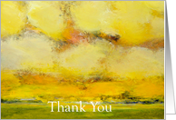 Thank You - Yellow Sky card