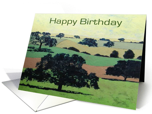 Happy Birthday - Oaks card (1119358)