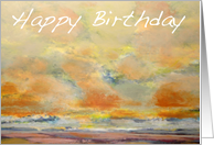 Happy Birthday - Sunrise card