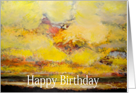 Sunrise Landscape - Happy Birthday Card