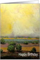 Sunrise/Landscape - Happy Birthday Card