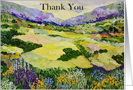 Thank You - Landscape card