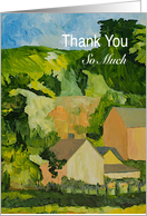 Thank You So Much - Home and Barn Landscape card