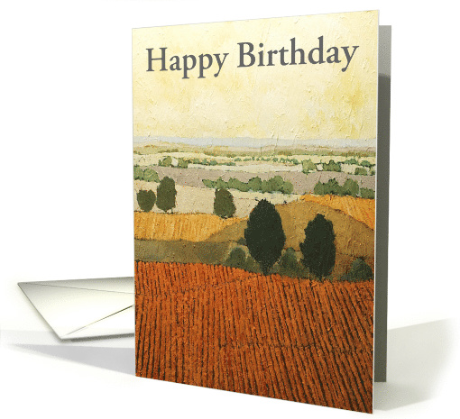 Happy Birthday - Golden Fields card (1162120)