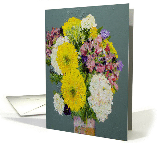 Blank Note Card, Happy Days Cut Flowers card (1353548)