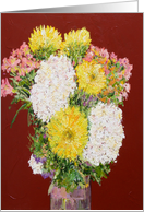 Blank Note Card,Beautiful Day Cut Flowers card