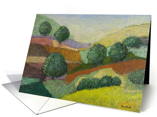 Blank Note Card,Magic Fields card (1400456)