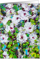 White Roses Blank Any Occassion card