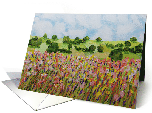 Soft Weeds Blank Notecard Any Occassion card (1529448)