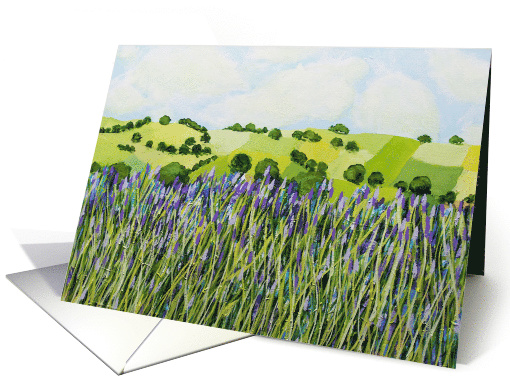 Blue Grass Blank Any Occassion card (1529904)