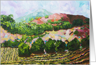 Valley Vineyard Blank Any Occassion card