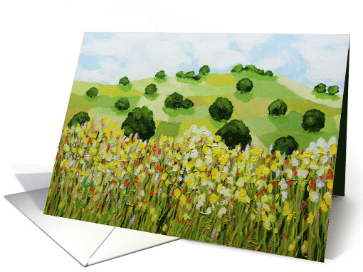 Goldenrod Blank Any Occassion card (1529912)
