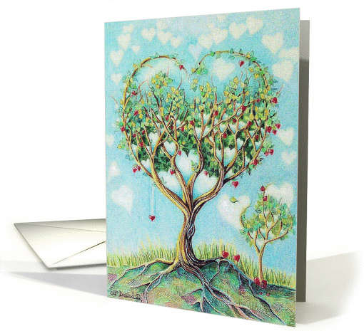 Family Tree Grows With Love, New Baby Congratulations card (1114956)