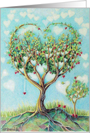 Family Tree Grows With Love, New Baby Congratulations card